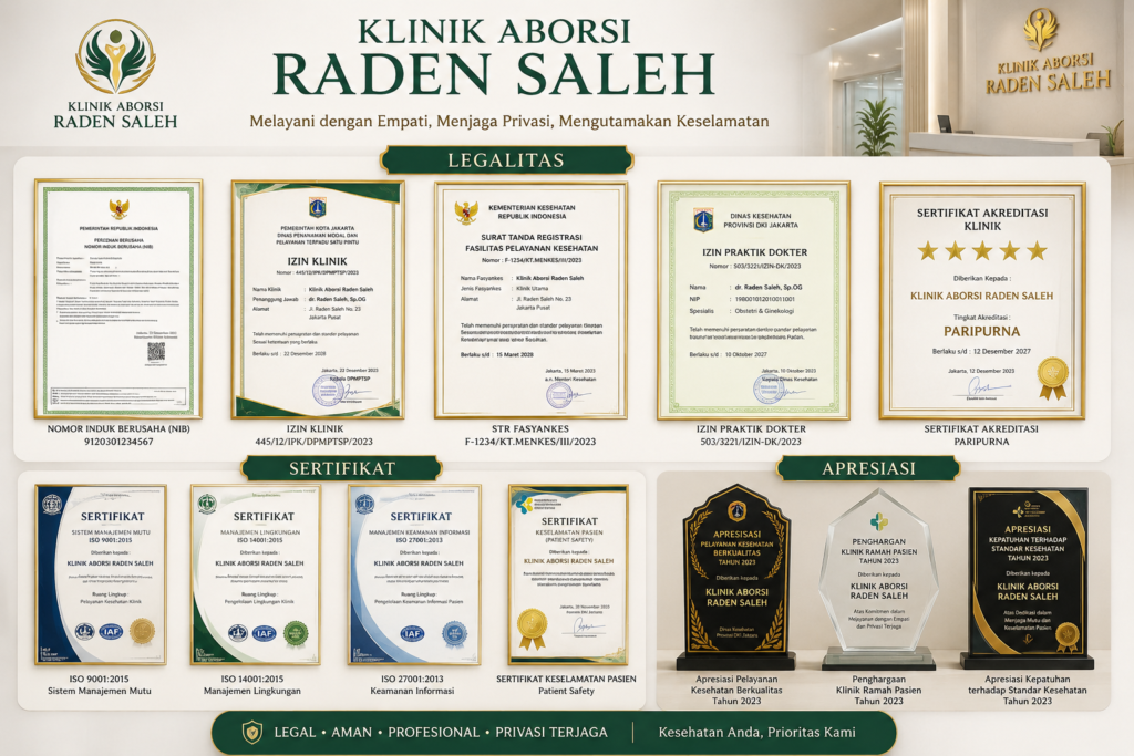 legalitas klinik raden saleh
