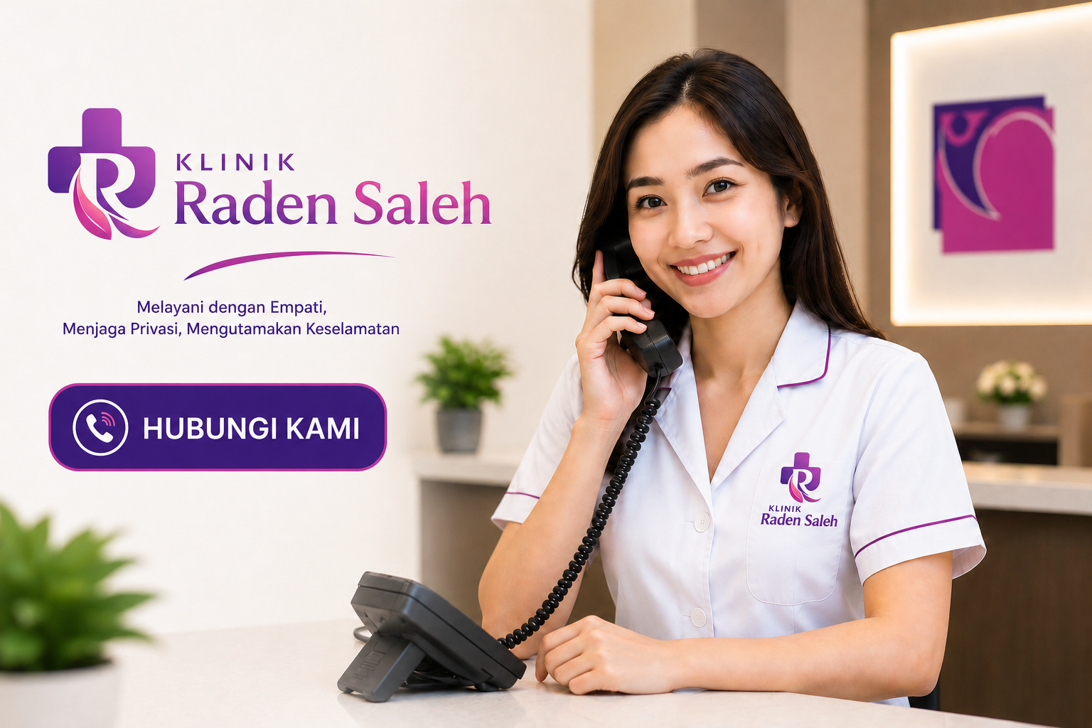Hubungi kami klinik raden saleh